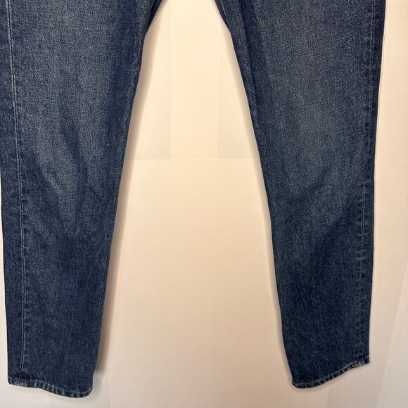 GRLFRND Karolina High Rise Button Fly 'Rather Have You' Blue Straight Jeans 27 - Picture 5 of 8